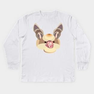 Shapely Pallid Bat Vector Kids Long Sleeve T-Shirt